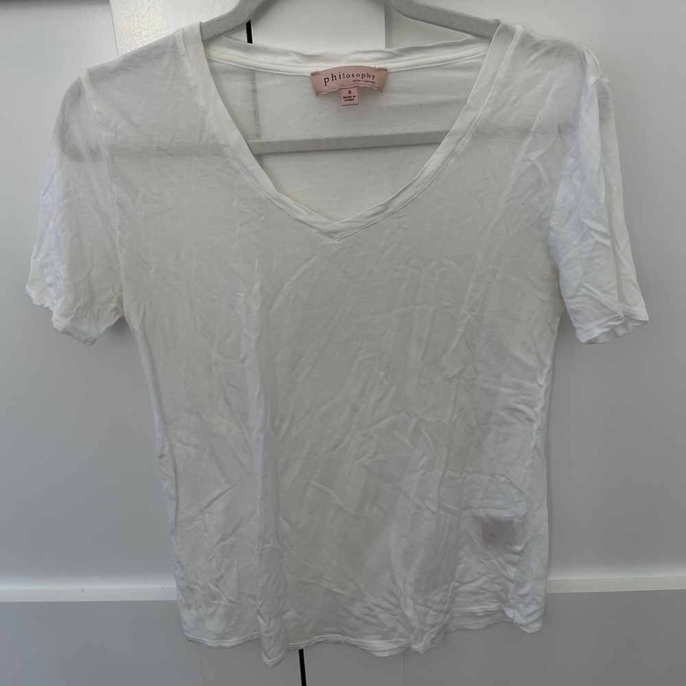 Philosophy V-Neck Cotton T-Shirt